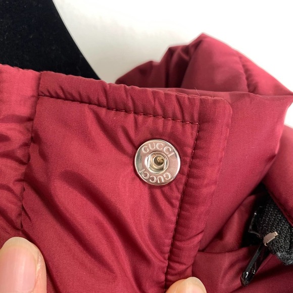 NWT Gucci GG parachute padded colour-block jacket Size 42 - Picture 9 of 16